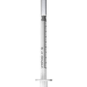 27G 1ml Fixed Needle with Empty Syringe